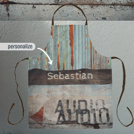 アーバンをテーマにしたロフトスタイルのオーディオフィレ音楽愛好家 エプロン