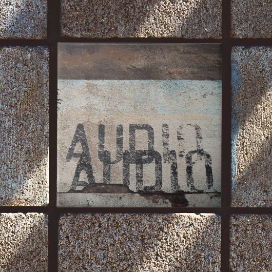 アーバンをテーマにしたロフトスタイルのオーディオフィレ音楽愛好家 タイル