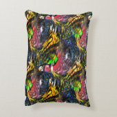 アーバンアートによるカラフルインスパイア仮想アートのミックス アクセントクッション (裏面(縦))