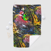 アーバンアートによるカラフルインスパイア仮想アートのミックス ゴルフタオル (インサイチュ)