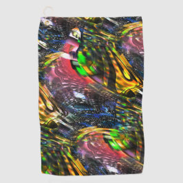 アーバンアートによるカラフルインスパイア仮想アートのミックス ゴルフタオル