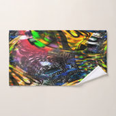 アーバンアートによるカラフルインスパイア仮想アートのミックス バスタオルセット (ハンドタオル)