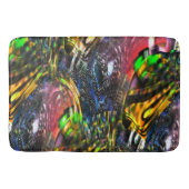 アーバンアートによるカラフルインスパイア仮想アートのミックス バスマット (正面)