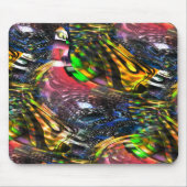 アーバンアートによるカラフルインスパイア仮想アートのミックス マウスパッド (正面)