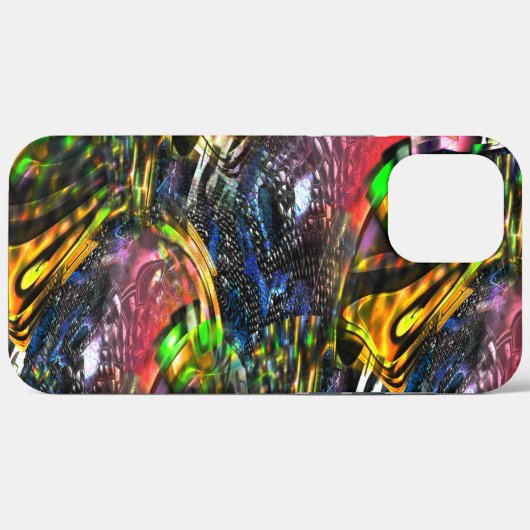 アーバンアートによるカラフルインスパイア仮想アートのミックス Case-Mate iPhoneケース (裏面 (横))