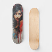 アーバンアートウーマン スケートボード (正面)