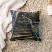 アーバンアートオンステアウェイストゥン建物 クッション (ブランケット)