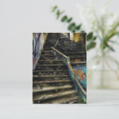 アーバンアートオンステアウェイストゥン建物 ポストカード (スタンド正面)