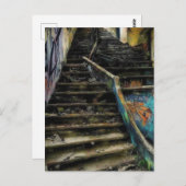 アーバンアートオンステアウェイストゥン建物 ポストカード (正面/裏面)