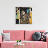 アーバンアートオン捨て建物 キャンバスプリント (インサイチュ (リビング))