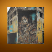 アーバンアートオン捨て建物 ポスター