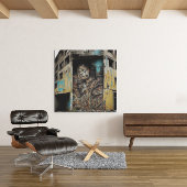 アーバンアートオン捨て建物 ポスター