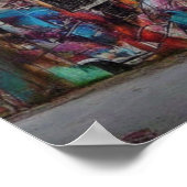 アーバンアートオン捨て建物 ポスター (角)