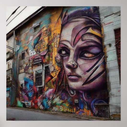 アーバンアートオン捨て建物 ポスター (正面)