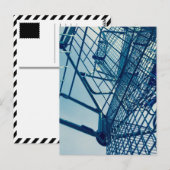 アーバンアートショッピングカート積み ポストカード (正面/裏面)