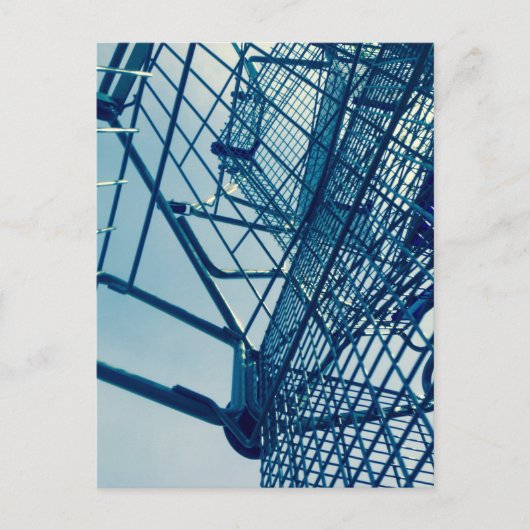 アーバンアートショッピングカート積み ポストカード (正面)