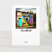 アーバンアート放棄グラフィティ建物 カード (裏面)