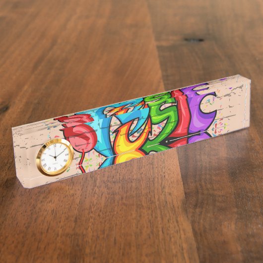 アーバンアート10. デスクネームプレート (側面)