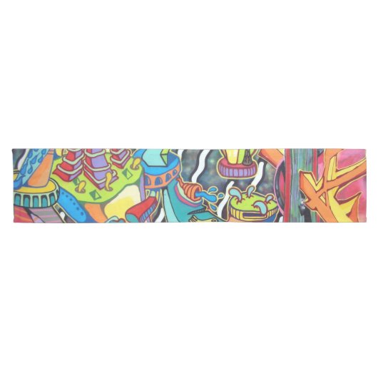 アーバンアート1。 ショートテーブルランナー (横)