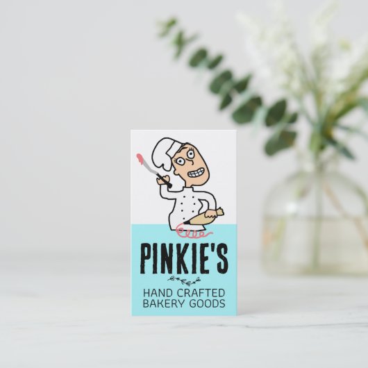 アーバンインディ漫画パティシエベーキングつや消しb... 名刺 (スタンド正面)