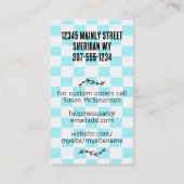 アーバンインディ漫画パティシエベーキングつや消しb... 名刺 (裏面)