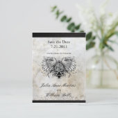 アーバンウィングケルト結び目模様日付はがきを保存 案内ポストカード (スタンド正面)