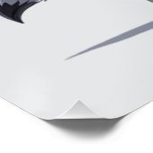 アーバンウルフビベス – 未来的ストリートウェアデザイン ポスター (コーナー)