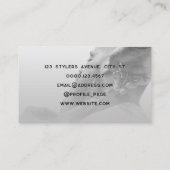 アーバンエレガントグレー理容師 名刺 (裏面)