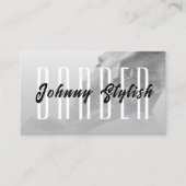 アーバンエレガントグレー理容師 名刺 (正面)