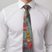 アーバンオアシスシティスケープファッションタイ ネクタイ