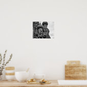 アーバンカッコいいド・ミンとポザースキーの写真 ポスター (キッチン)