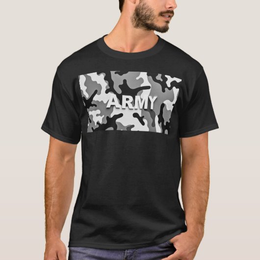 アーバンカモフラージュ ミリタリー Tシャツ (正面)
