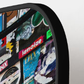 アーバンカラフルステッカー ピックルボールラケット (左詳細)