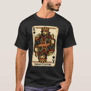 アーバンカルチャーストリートウェア - スペードのキング Tシャツ
