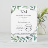 アーバンガーデンのチャーム - ラスティックリーフタイプセットクラフト 招待状 (スタンド正面)