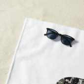 アーバンキャピタルレタリングアーバンピープルヴィンテージデザイン ビーチタオル (インサイチュ)