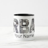アーバンキャピタルレタリングアーバンピープルヴィンテージデザイン マグカップ (中央)