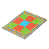 「アーバンキルト」ヨーロッパ幾何学模様アート ノートパッド (回転)