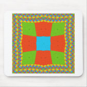 「アーバンキルト」ヨーロッパ幾何学模様アート マウスパッド (正面)