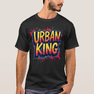 アーバンキングTシャツ – メンズグラフィティストリートウェアティー Tシャツ