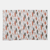 アーバンクラウド、サウンド振動、マインドマップ キッチンタオル (横)