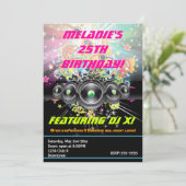 アーバンクラブヒップホップ踊りパーティの招待状 招待状 (スタンド正面)