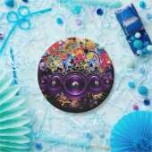 アーバンクラブヒップホップDJ踊りダンスパーティー ペーパープレート (パーティー)