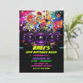 アーバンクラブヒップホップDJ踊りダンスパーティー 招待状 (スタンド正面)