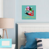 アーバンクールコーヒーバーコラージュ 箔ポスター (インサイチュ (寝室))