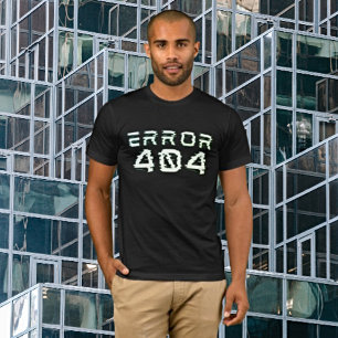 アーバンクールスタイルの再起動 – エラー404 Tech Glitch Tシャツ
