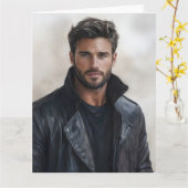 アーバンクールポートレート カード (黄色い花)