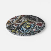 アーバンクールモダングラフィティ通りアート ペーパープレート (アングル)