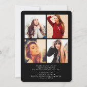 アーバングラデュエート, 卒業のお知らせ 招待状 (裏面)