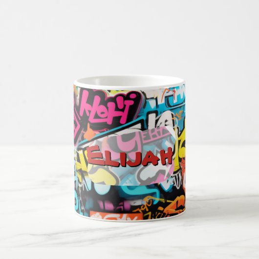 アーバングラフィティウォール コーヒーマグカップ (中央)